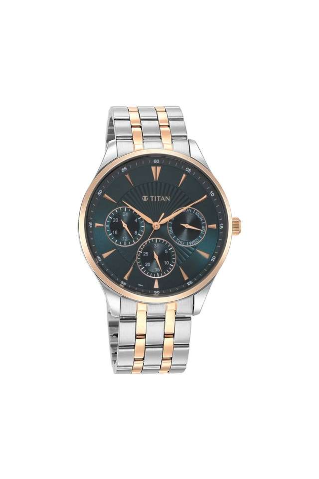 Mens-Regalia-Opulent-III-Blue-Dial-Stainless-Steel-Analog-Watch