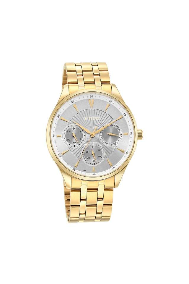 Mens-Regalia-Opulent-III-Silver-white-Dial-Stainless-Steel-Analog-Watch