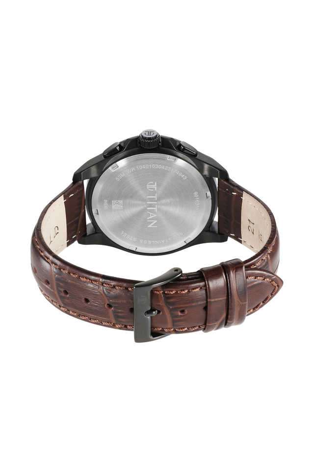 Chrono-Classic-49-x-11.30-x-42-mm-Green-Dial-Leather-Analog-Watch-for-Men