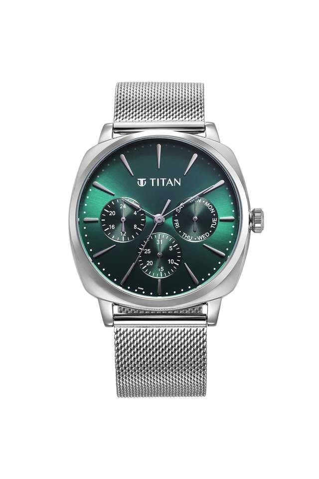 Classique-Suave-49-x-10.55-x-43-mm-Green-Dial-Stainless-Steel-Analogue-Watch-For-Men---90189SM01