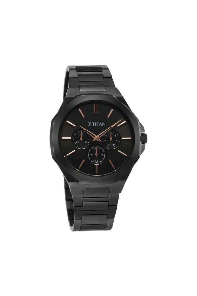 Buy Titan NoColour Classique Slim x x mm Black Dial
