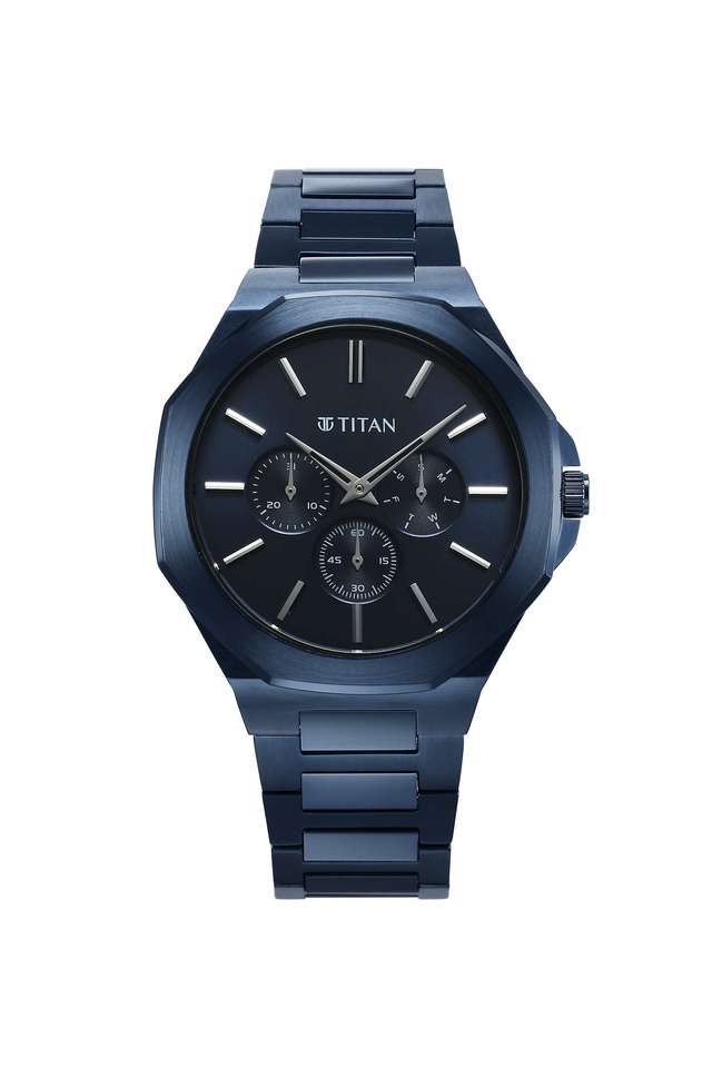 Classique-Slim-48.5-x-9.3-x-43.5-mm-Blue-Dial-Stainless-Steel-Analogue-Watch-For-Men---90198QM01