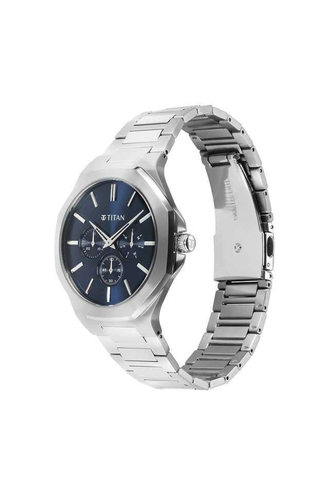 Classique-Slim-48.5-x-9.3-x-43.5-mm-Blue-Dial-Stainless-Steel-Analogue-Watch-For-Men---90198SM01