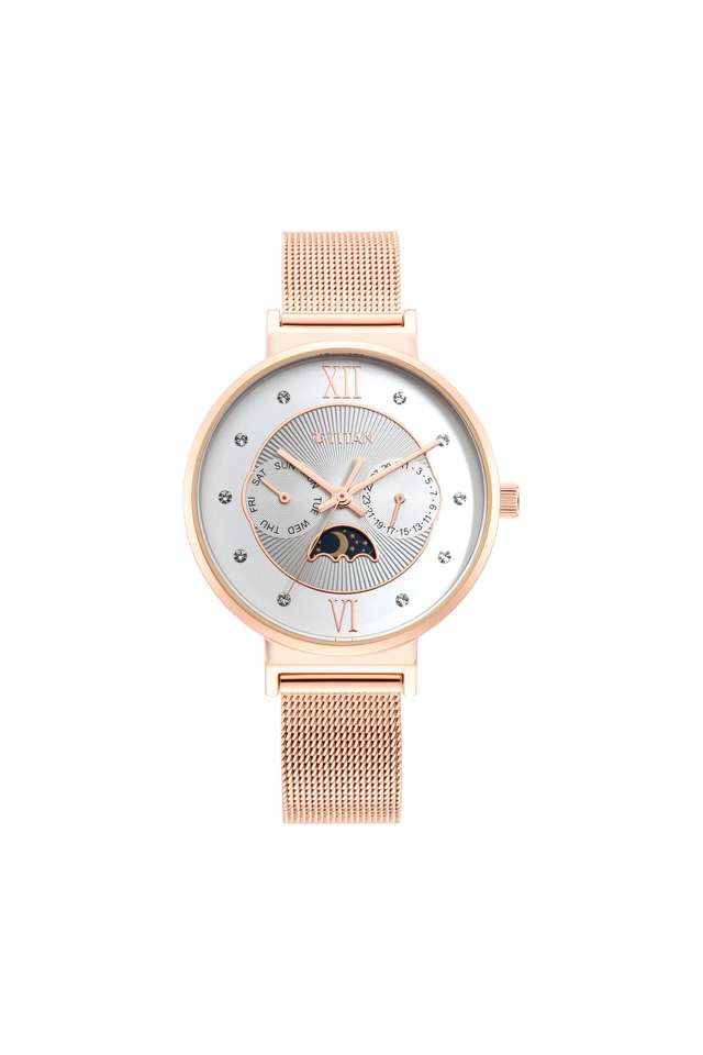 Womens-36-mm-Titan-Ladies-Slimline-II-Silver-white-Dial-Metal-Analogue-Watch---95144WM01