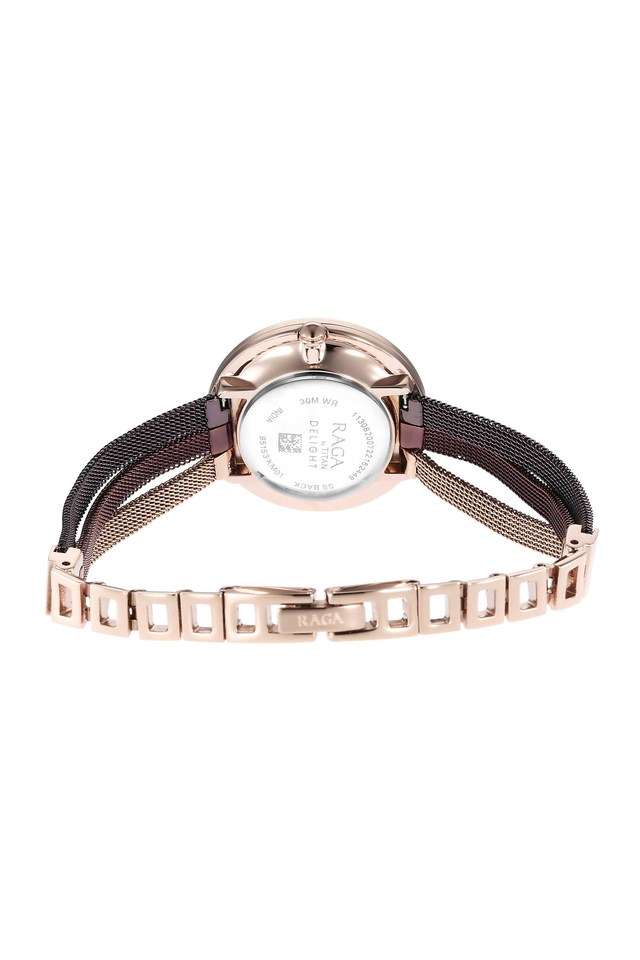 Womens-29-x-8.35-x-29-mm-Raga-Delight-Rose-Gold-Dial-Stainless-Steel-Analog-Watch---95153KM01