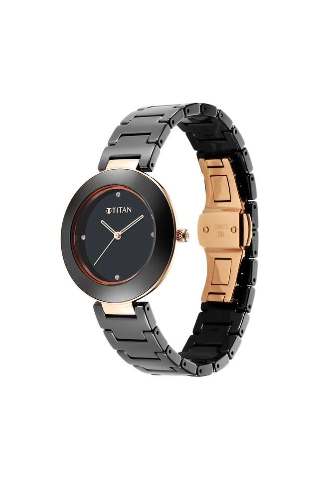 Womens-40-x-7.70-x-35-mm-Purple-Black-Dial-Ceramic-Analog-Watch---95189KC02