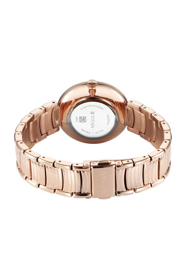 Purple-Aura-Phase-II-Rose-Gold-Dial-Stainless-Steel-Analogue-Watch-for-Women---95240WM01