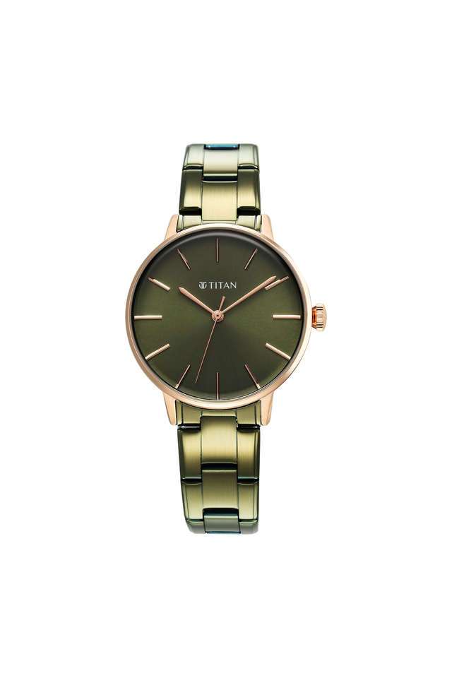 38-x-8.25-x-33-mm-Green-Dial-Stainless-Steel-Analog-Watch-For-Women---95248KM03