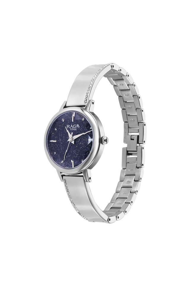 Raga-Showstopper-37-mm-Blue-Dial-Metal-Analogue-Watch-For-Women---95267SM01