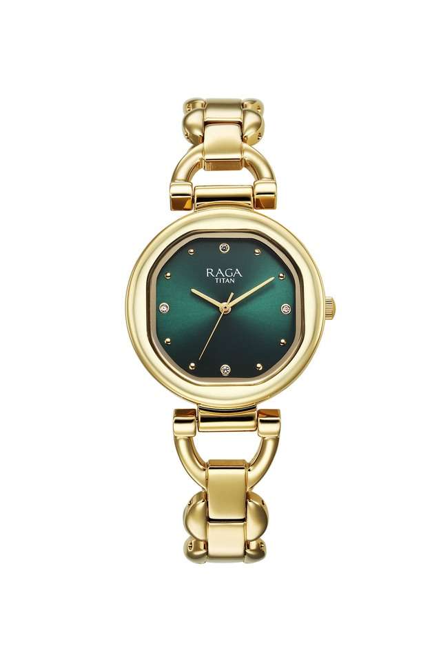Raga-Showstopper-2.0-39.50-x-6.90-x-30-mm-Green-Dial-Metal-Analogue-Watch-For-Women---95301YM01
