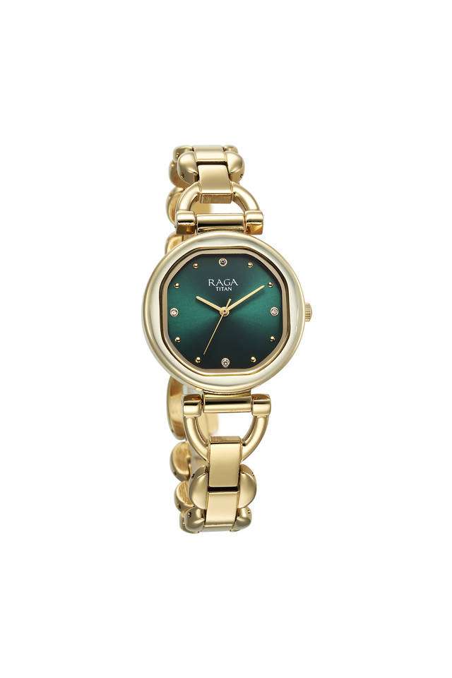 Raga-Showstopper-2.0-39.50-x-6.90-x-30-mm-Green-Dial-Metal-Analogue-Watch-For-Women---95301YM01