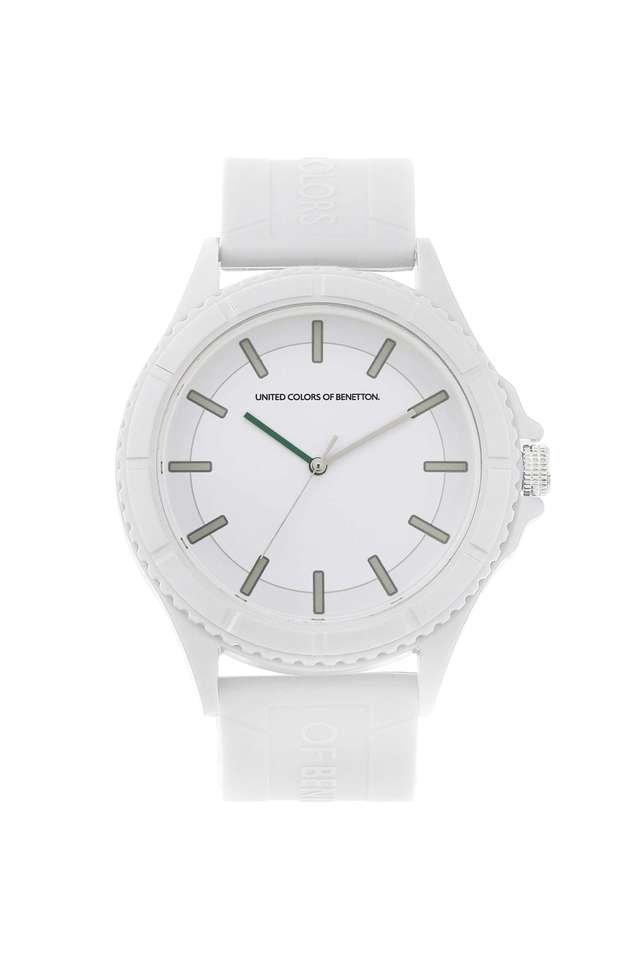 Quartz-46-mm-White-Dial-Silicone-Analogue-Wrist-Watch-For-Men---UWUCG1005