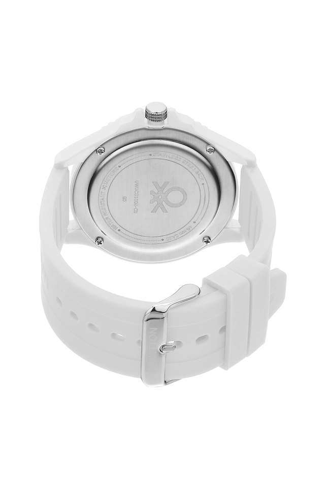 Quartz-46-mm-White-Dial-Silicone-Analogue-Wrist-Watch-For-Men---UWUCG1005