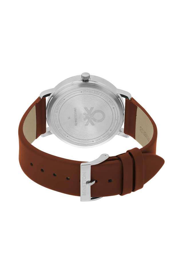 Quartz-42-mm-Grey-Dial-Leather-Analogue-Wrist-Watch-For-Men---UWUCG1304