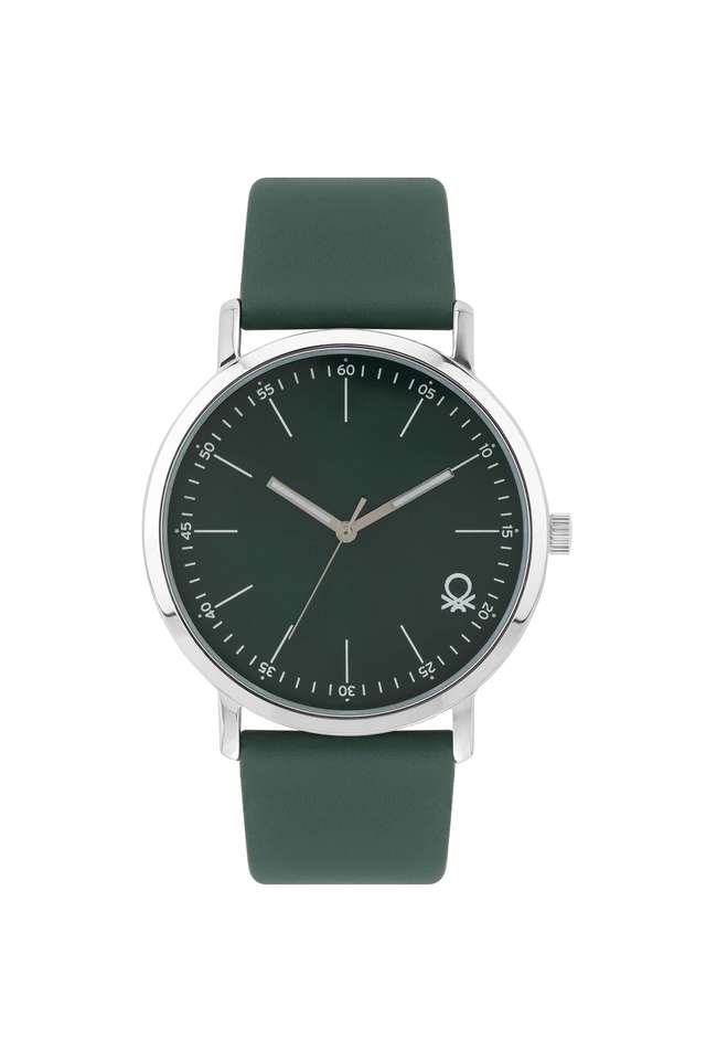Quartz-42-mm-Green-Dial-Leather-Analogue-Wrist-Watch-For-Men---UWUCG1305