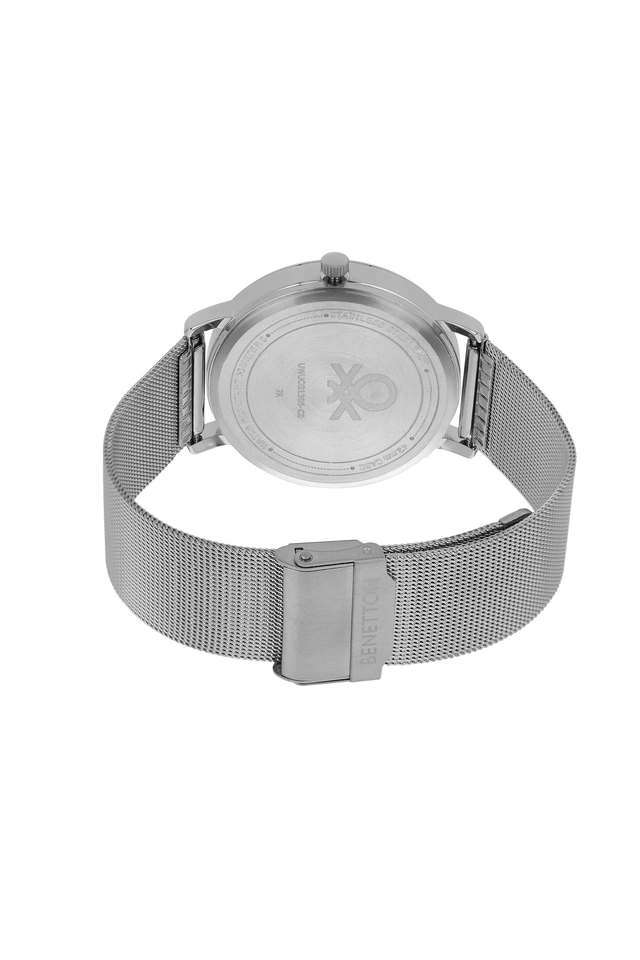Quartz-42-mm-Silver-Dial-Stainless-Steel-Analogue-Wrist-Watch-For-Men---UWUCG1306