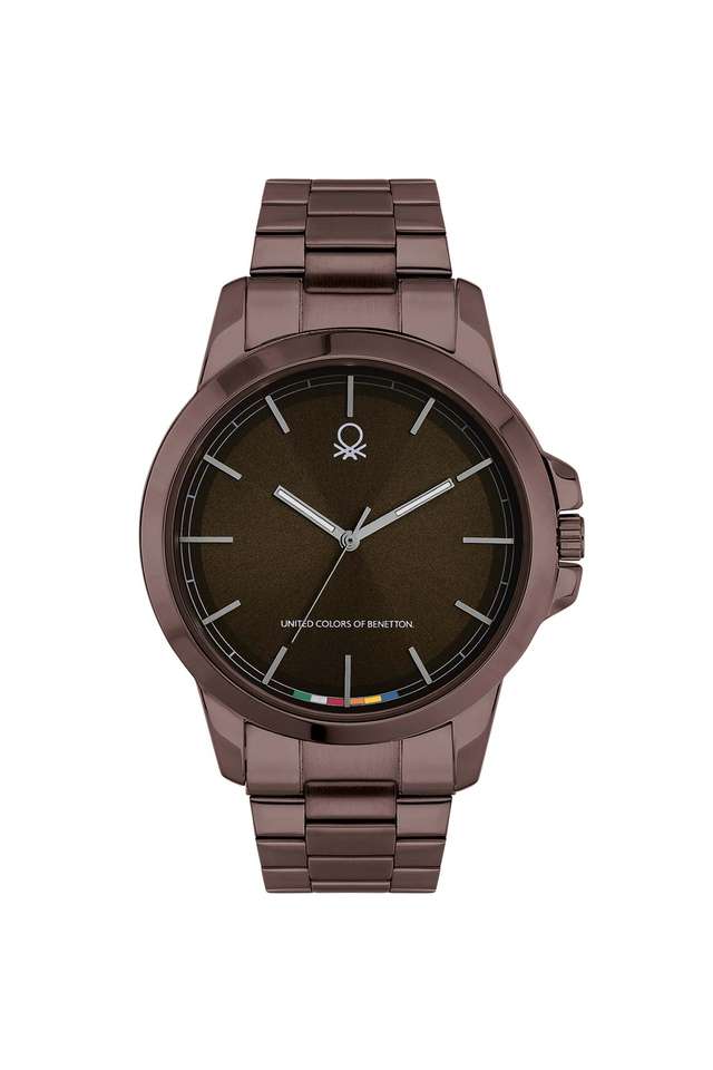 Quartz-44-mm-Brown-Dial-Stainless-Steel-Analogue-Wrist-Watch-For-Men---UWUCG2101