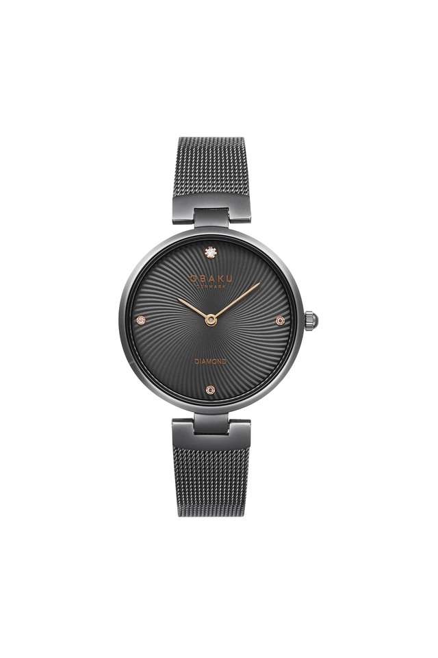 Womens-32-mm-Diamant-Smokey-Grey-Dial-Stainless-Steel-Analog-Watch---V256LXUUMU-DD