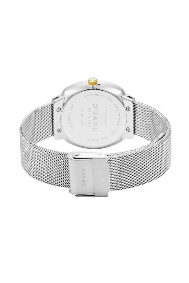 Felt-Lille-33-MM-White-Stainless-Steel-Analog-Watch-For-Women---V273LDFIMC