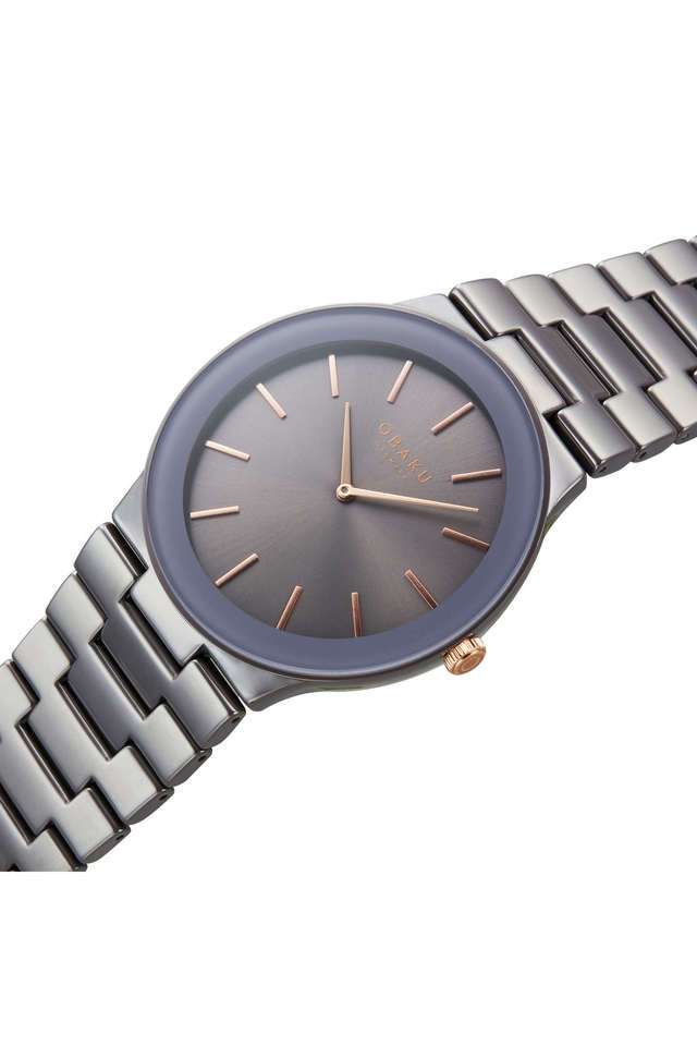 Buy Obaku Denmark NoColour Svale 42 x 46 mm Grey Dial Ceramic
