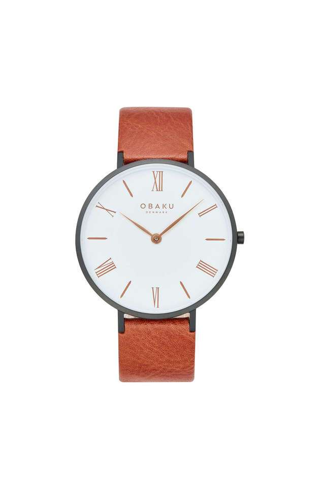 Folie-42-mm-Silver-Dial-Leather-Analog-Watch-For-Men---V283GXBWRZ