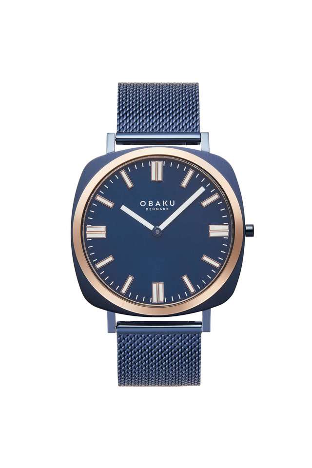 Buy Obaku Denmark NoColour 47 mm Blue Dial Stainless Steel