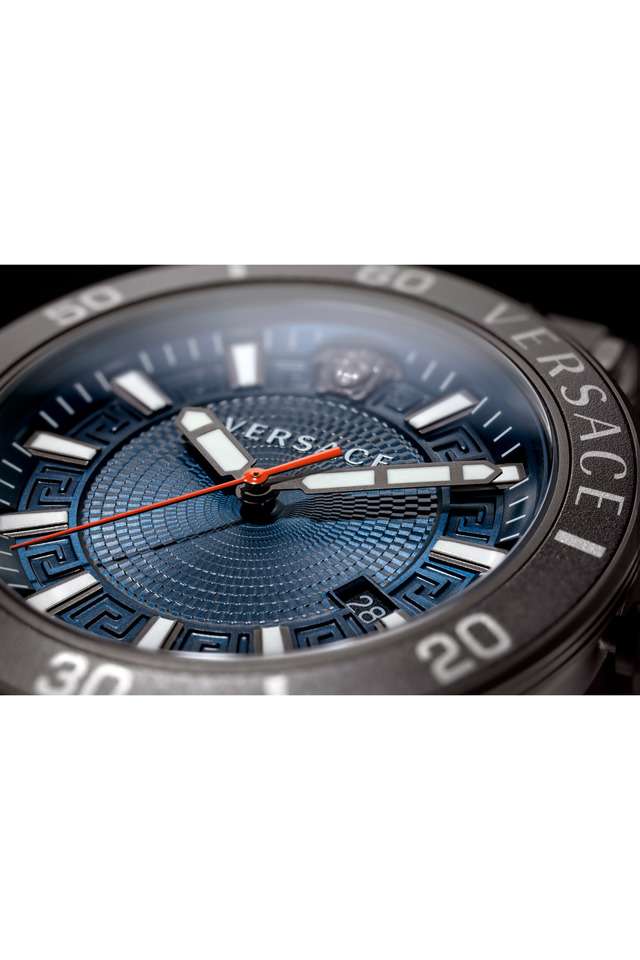 Buy Versace blue Z3-Greca Sport Men's 43 mm Analogue Quartz Watch