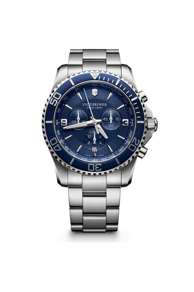 Maverick-43-mm-Blue-Dial-Stainless-Steel-Analogue-Watch-for-Men---241689