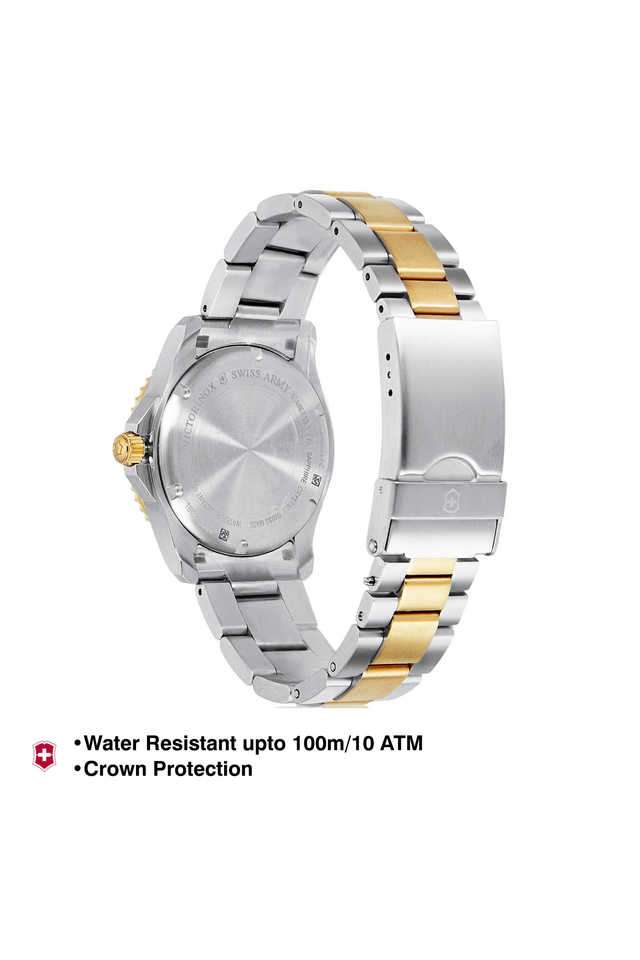 Maverick-34-mm-Blue-Dial-Stainless-Steel-Analogue-Watch-for-Women---241790