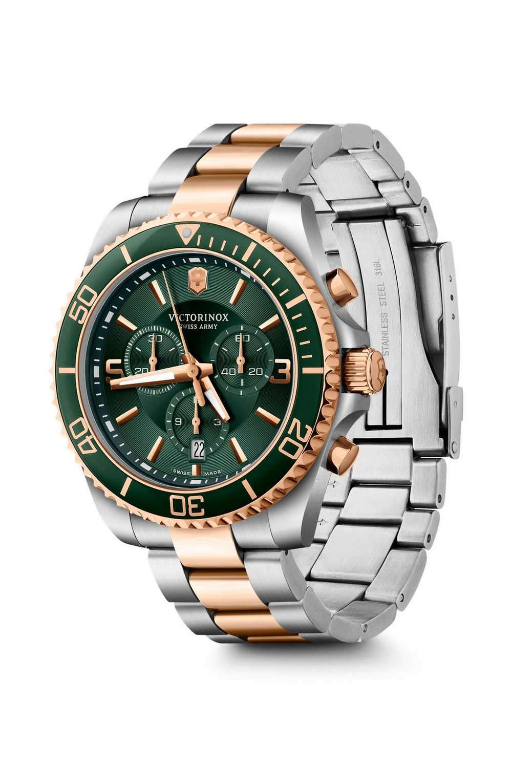 Buy Victorinox green Men's Chronograph Quartz Watch - Green Dial