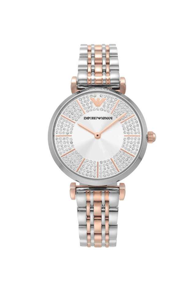 Quartz-32-mm-Silver-Dial-Stainless-Steel-Analogue-Wrist-Watch-for-Women---AR11537