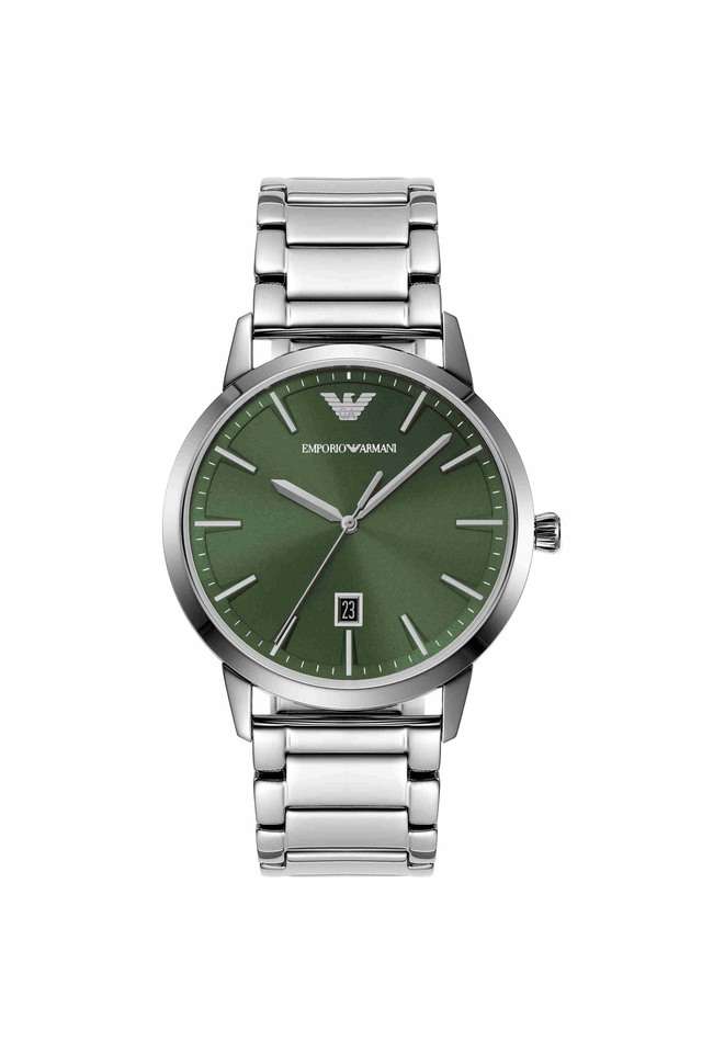 Quartz-43-mm-Green-Dial-Stainless-Steel-Analogue-Wrist-Watch-for-Men---AR11575