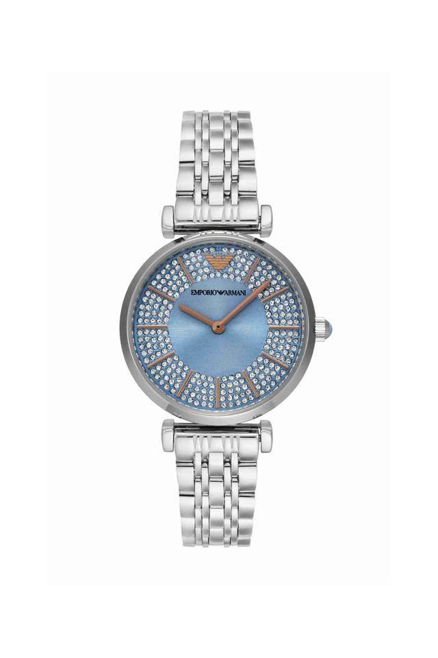Quartz-32-mm-Blue-Dial-Stainless-Steel-Analogue-Wrist-Watch-for-Women---AR11594