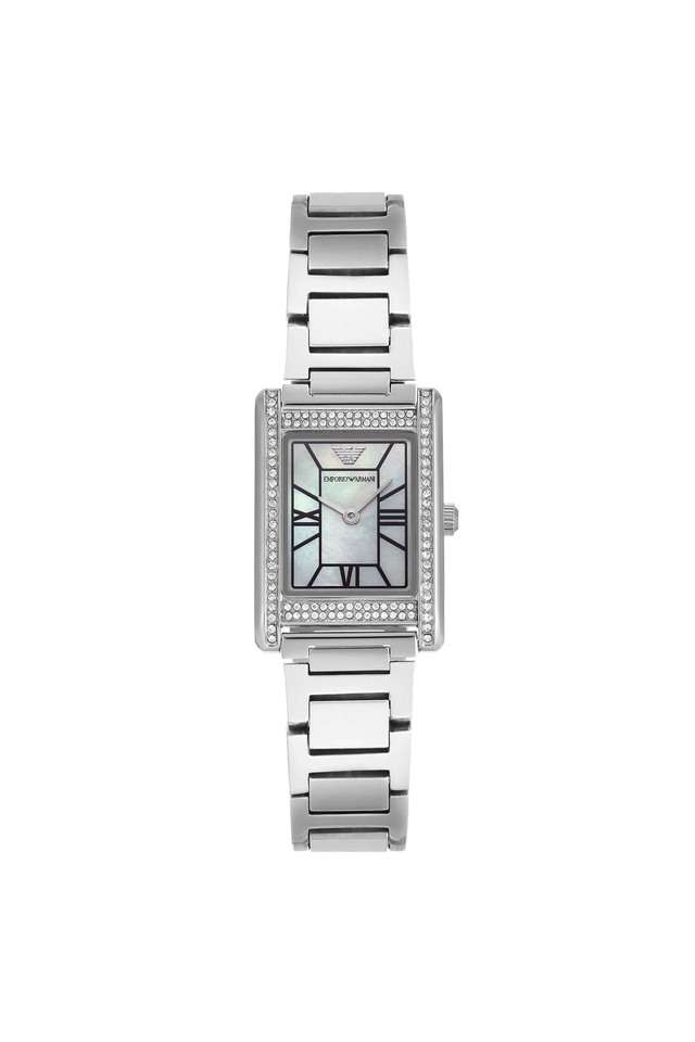 Quartz-22-mm-White-Dial-Stainless-Steel-Analogue-Wrist-Watch-for-Women---AR11625