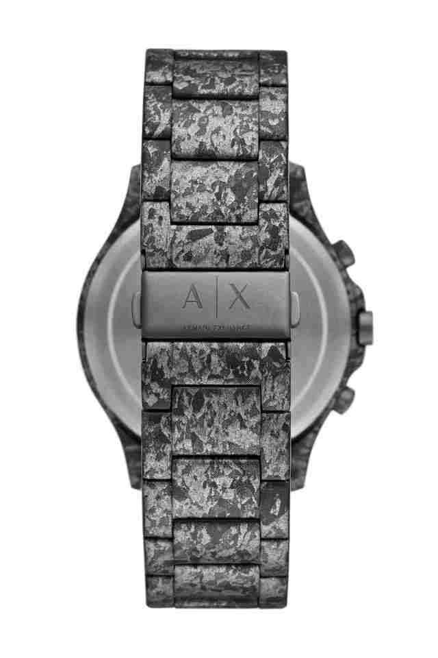 Quartz-46-mm-Grey-Dial-Stainless-Steel-Chronograph-Wrist-Watch-for-Men---AX2462