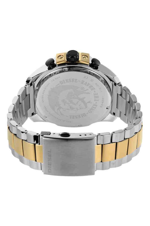 Mega-Chief-51-mm-Black-Dial-Stainless-Steel-Chronograph-Wrist-Watch-for-Men---DZ4581