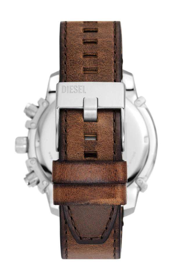 Griffed-48-mm-Blue-Dial-Leather-Chronograph-Wrist-Watch-for-Men---DZ4656