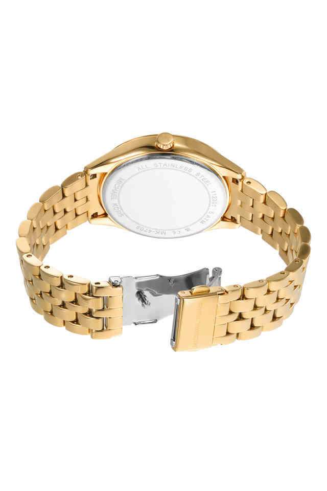Harlowe-38-mm-Gold-Dial-Stainless-Steel-Analogue-Wrist-Watch-for-Women---MK4709