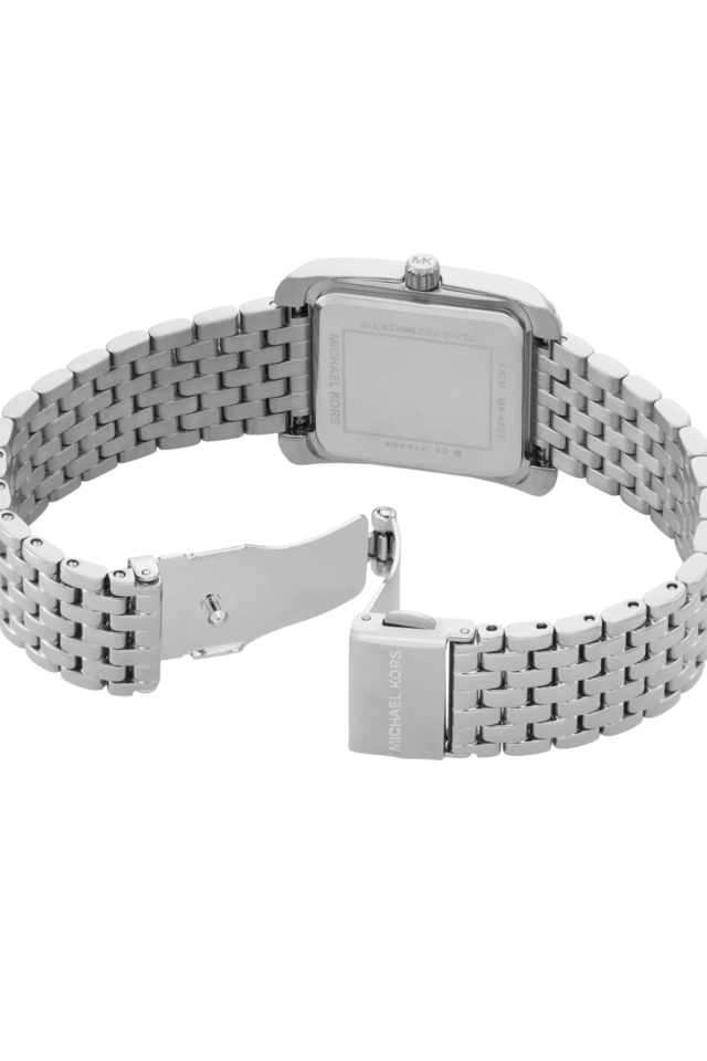 Emery-Women-s-27-mm-Quartz-Analog-Watch---Blue-Dial-With-Silver-Stainless-Steel-Strap-(MK4829)