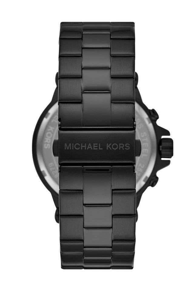 Dylan-48-mm-Black-Dial-Stainless-Steel-Chronograph-Wrist-Watch-for-Men---MK8279