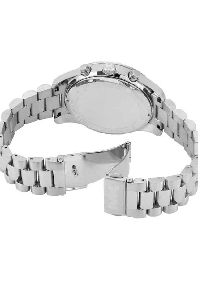 Lexington-44-mm-Green-Dial-Stainless-Steel-Chronograph-Wrist-Watch-for-Men---MK9152