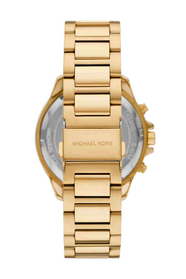 Accelerator-2.0-Men-s-44-mm-Quartz-Chronograph-Watch---Black-Dial-With-Gold-Stainless-Steel-Strap-(MK9192)