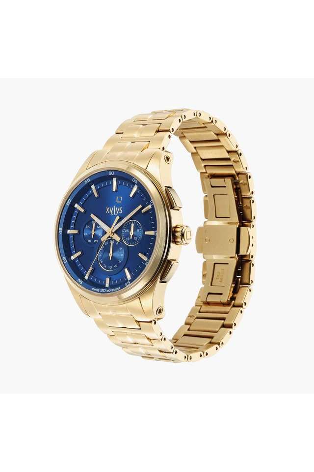 Buy XYLYS NoColour Mens 51 x 10.90 x 43 mm Blue Dial Stainless