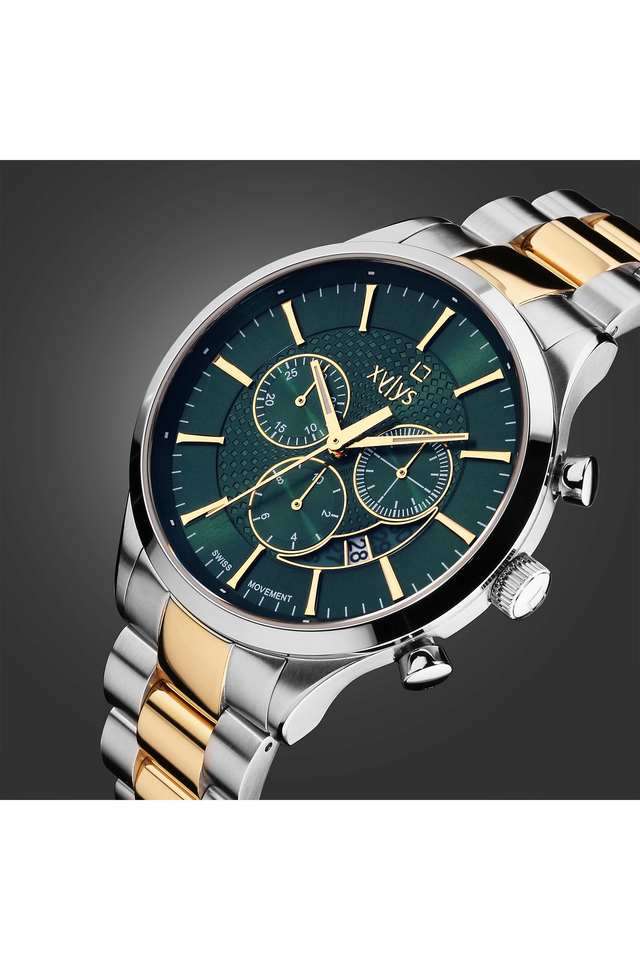 Buy XYLYS green Parkour Men's 51 mm Chronograph Quartz Watch