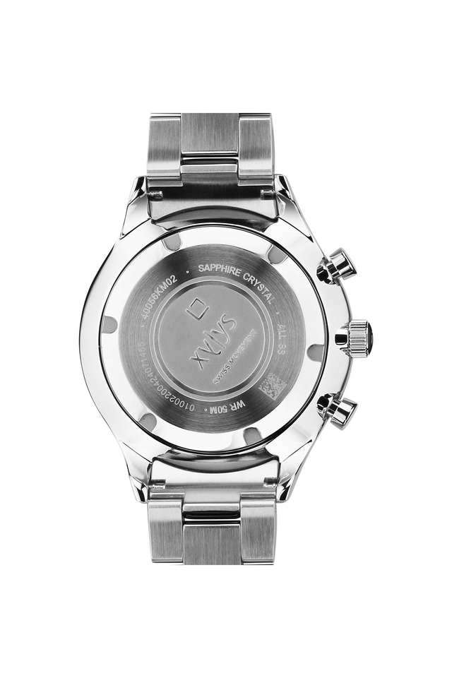 n② Buy Online Xylys Swiss Analog with Day Date Black Leather Strap