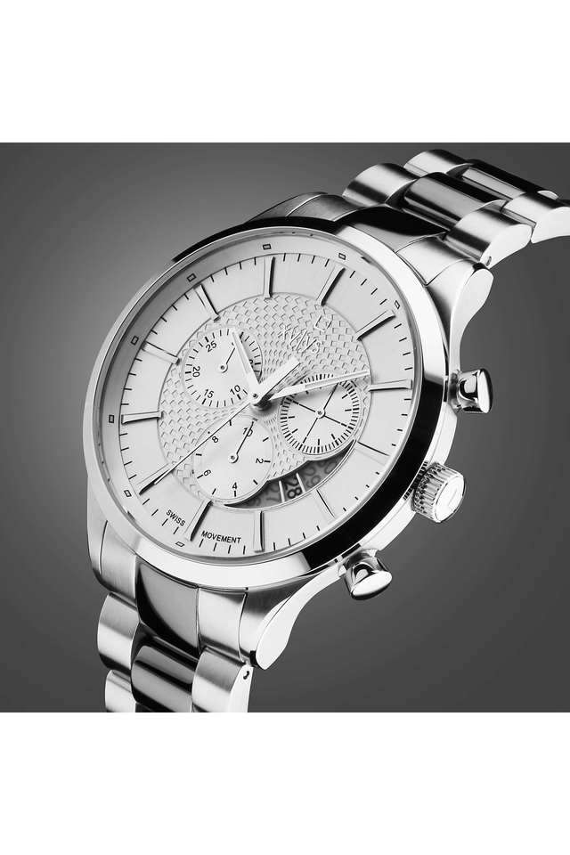 Buy XYLYS NoColour Triumph 43 mm White Dial Stainless Steel
