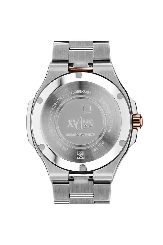 Buy XYLYS NoColour Integra 44 mm Black Dial Stainless Steel
