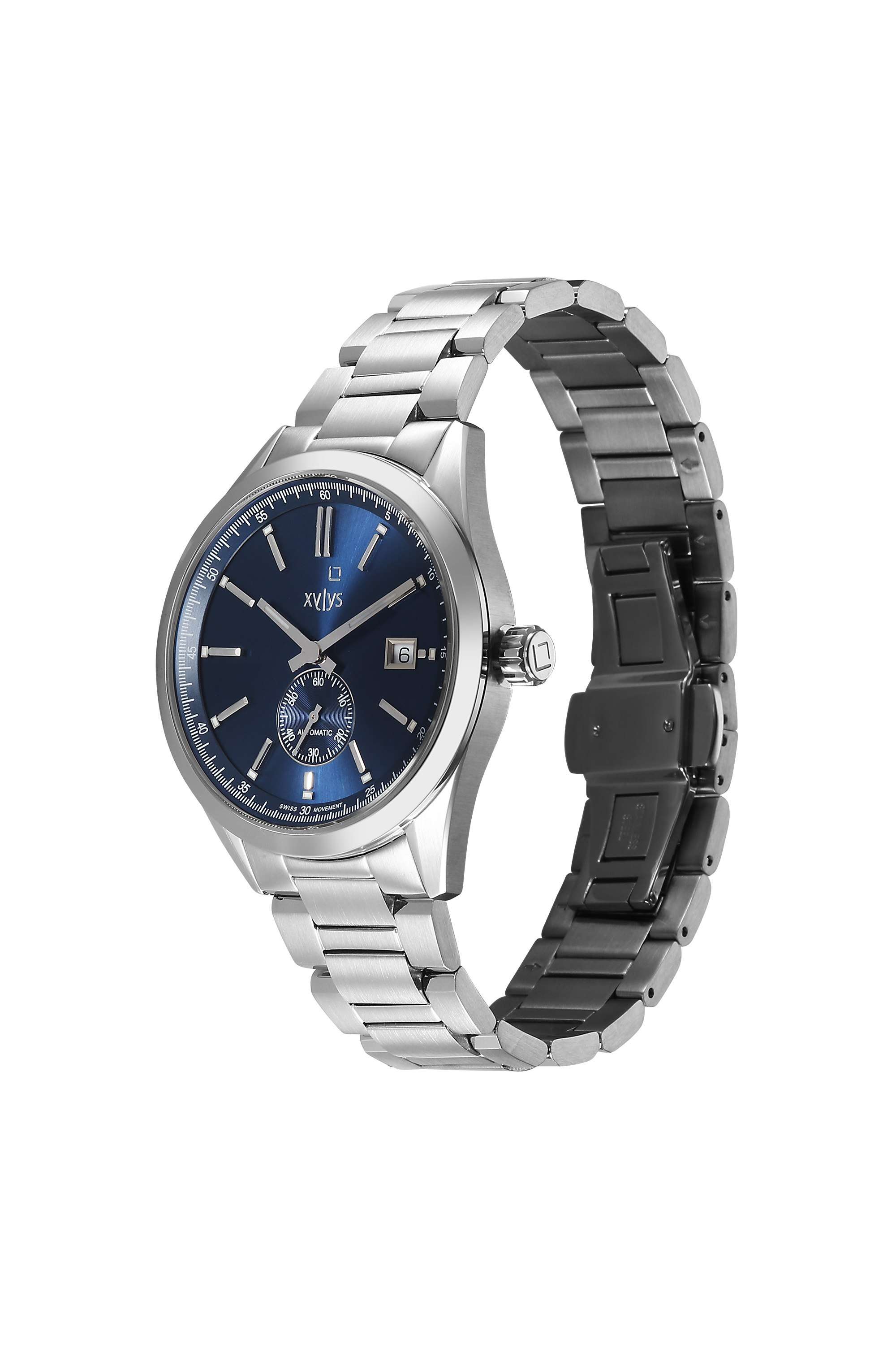 cyanosisy様 Buy XYLYS Silver Xcelsior 42 mm Blue Dial Metal Analogue Watch For
