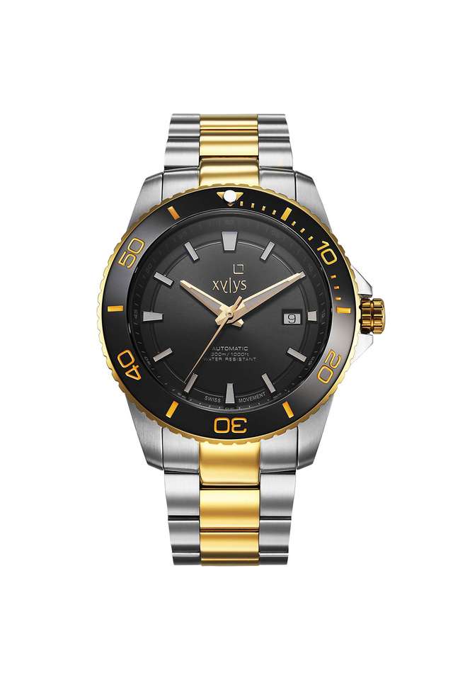 Xiphias-43-mm-Black-Dial-Metal-Analogue-Wrist-Watch-for-Men---40063BM01E