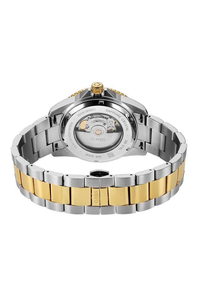 Xiphias-43-mm-Black-Dial-Metal-Analogue-Wrist-Watch-for-Men---40063BM01E